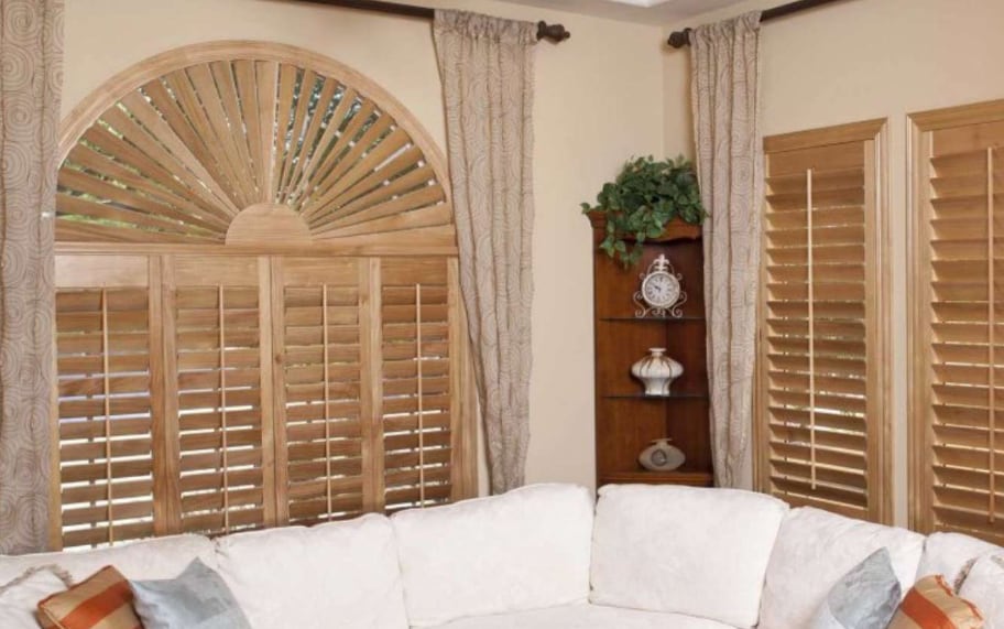 Ovation Shutters on Uniquely Shaped Windows